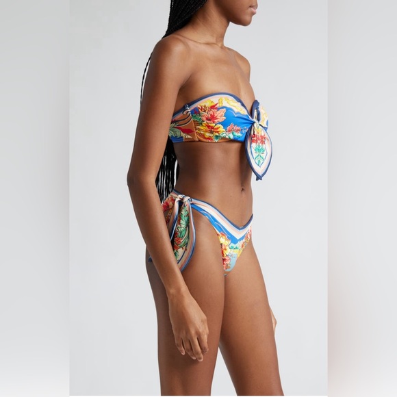 Zimmerman Alight Scarf Tie Two Piece Swimsuit, Size 3 US 10, BRAND NEW,$390 - Picture 4 of 10